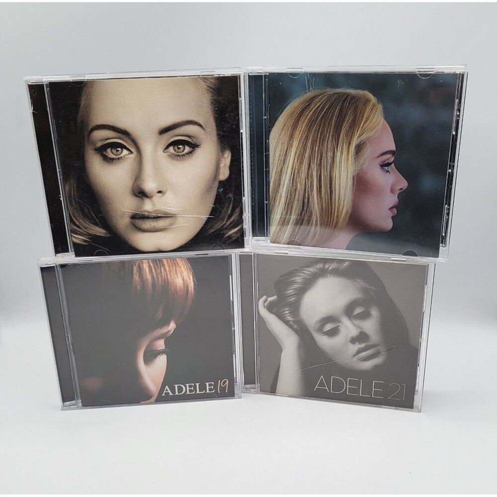 Adele CDs 19, 21, 25 & 30 Lot Of 4 (Like  New Disc)